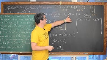 Matrix Operations Multiplying Matrices 4 Examples