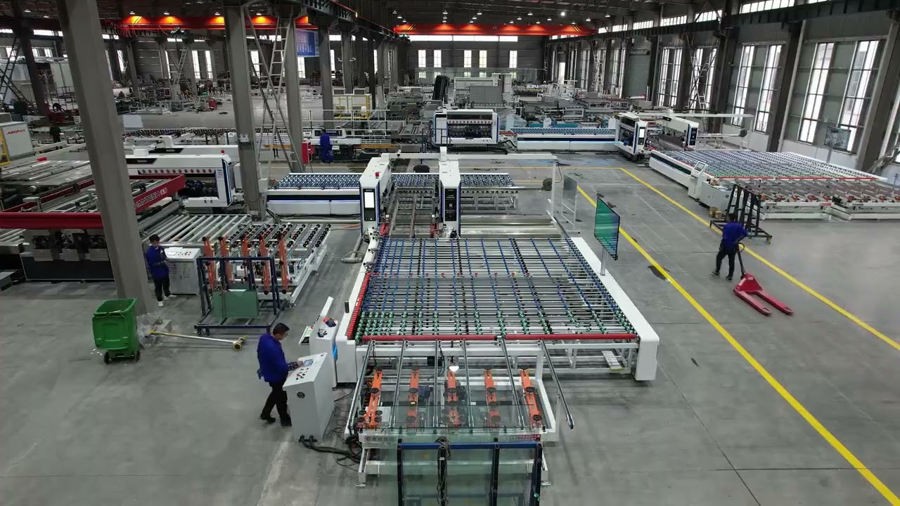 SUNKON AUTOMATIC GLASS LOADING for double edgers line AUTO