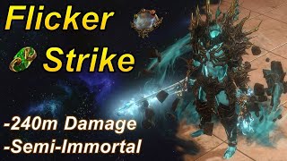 INSANE Flicker Strike (Ultra Tank!) - Path of Exile Best build