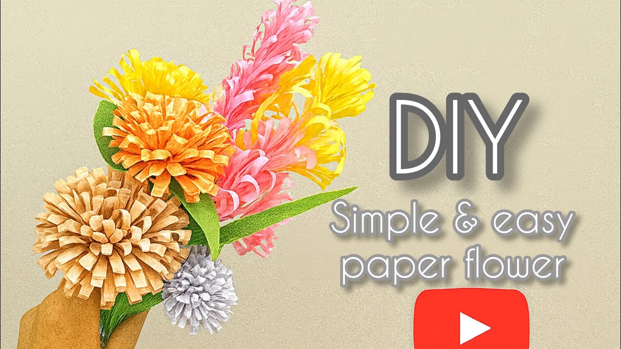 One cutting style.. three beautiful flowers! 🌸 Easy DIY flower tutorial ...