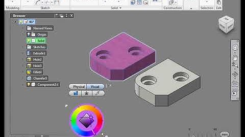 53 Inventor Fusion Tutorials ( Material and Appearance)