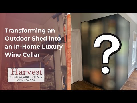 From Outdoor Shed to Stylish In-Home Wine Cellar in Arlington | Design Consultation Story