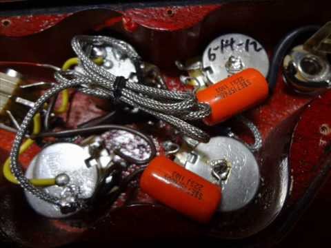 2012 Gibson SG'61 Burst Bucker1・3 Sprague Orange Drop 715P ... diy guitar wiring diagram 