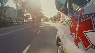 4K Ambulance | Driving | Emergency Vehicle | Road | FREE Stock Video Footage