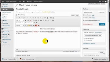 Crear Entradas en WordPress Parte 2