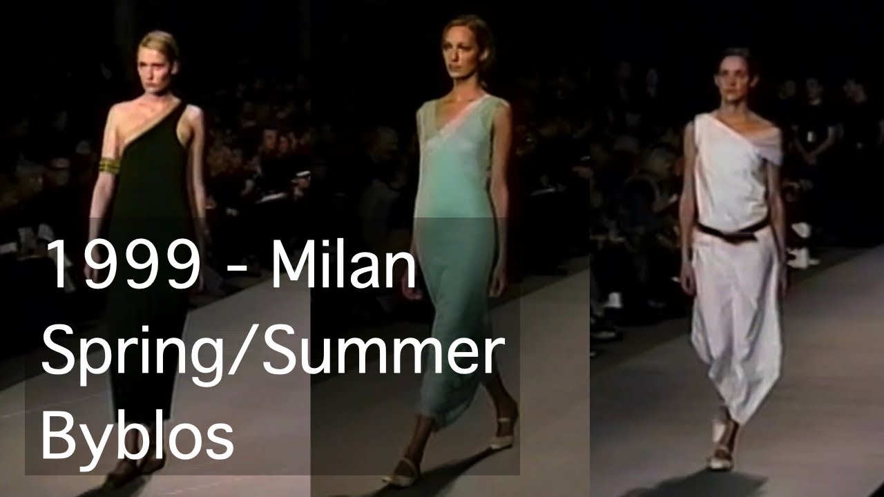 Byblos - 1999 / Milan / Spring & Summer / Ready To Wear - YouTube