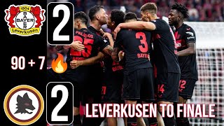 Leverkusen vs Roma 2-2 Highlights Semifinals | UEFA Europa League 23-24