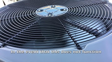 Troubleshooting Low Ambient Fan Control