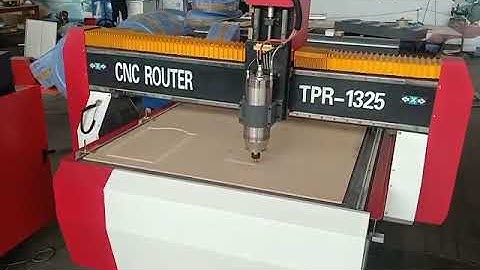 JNChangtai ----- Testing video of 1325 wood cnc router with 5.5kw water cooling spindle