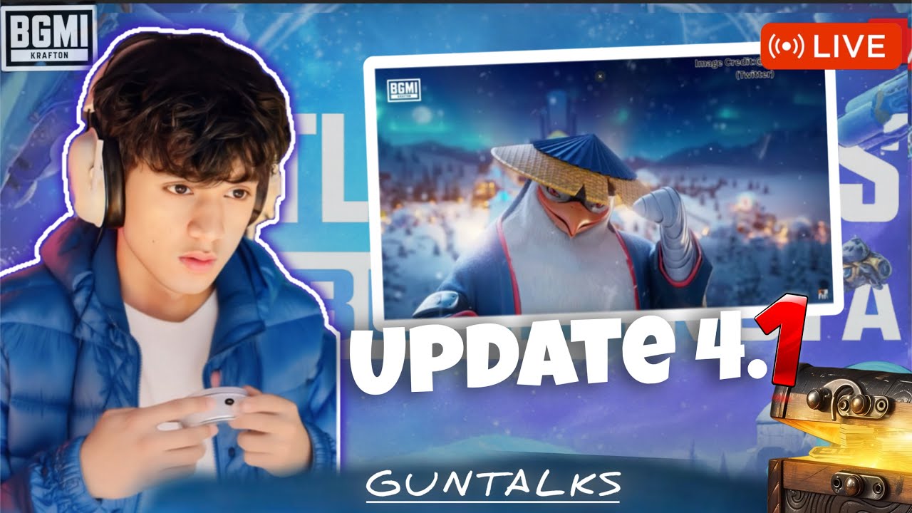 Update 4.2 is here !! GUNTALKS is live wid BGMI  