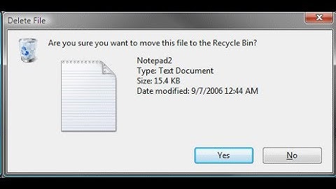 How to remove "are you sure you want to delete..." dialogue box from windows