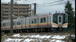 E129系B19編成　信越本線上り普通436M　新潟→長岡