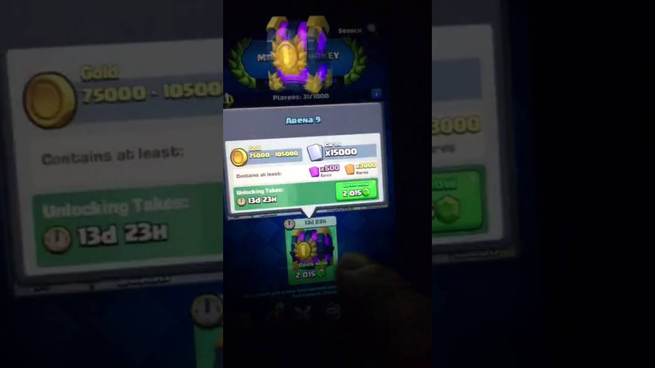 15000 Cards Tournament Chest-Oppening
