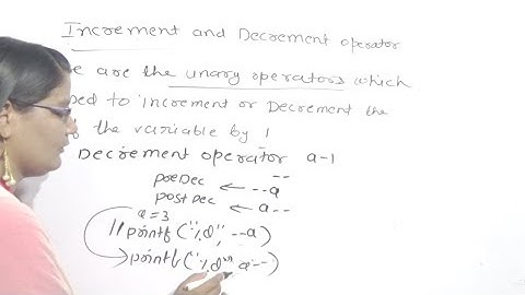 Increment and Decrement Operator in C Programming Language in Hindi   Lec-79|C Programming Tutorial
