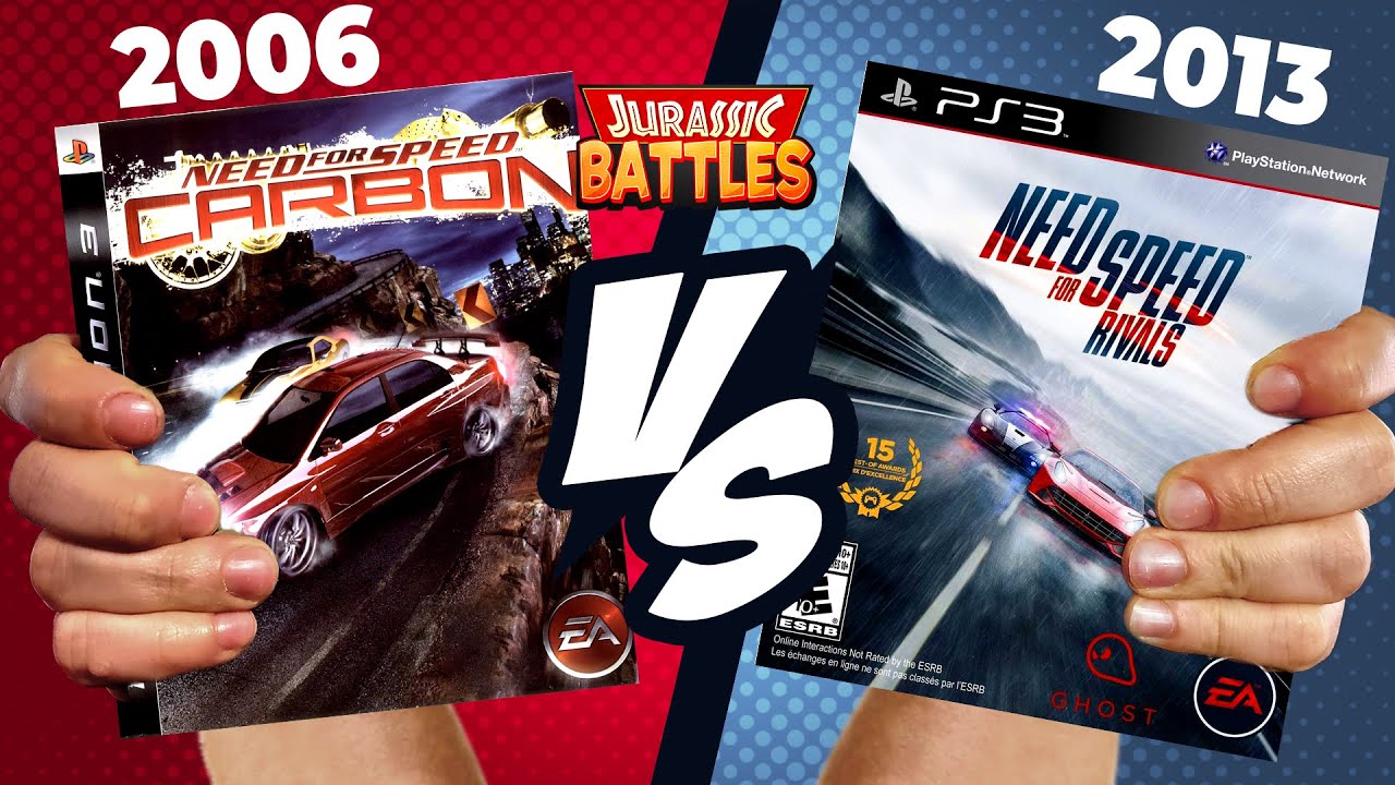 First VS Last Need for Speed on PS3  Carbon vs Rivals - Jurassic Battles  Ep. 4 