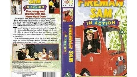 Start and End of Fireman Sam in Action VHS (Monday 1st April 1996)