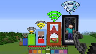 minecraft but nether portals with different Wi-Fi exist