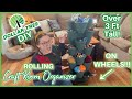 *ROLLING* Craft Room Organizer | Dollar Tree DIY | Make-It Monday | Ep.1!