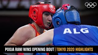 Pooja Rani wins opening bout 🥊 | #Tokyo2020 Highlights
