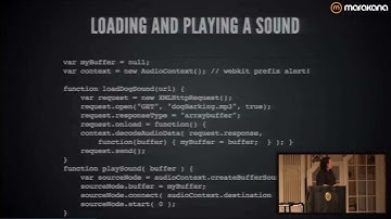 Making the Web Rock: The Web Audio API