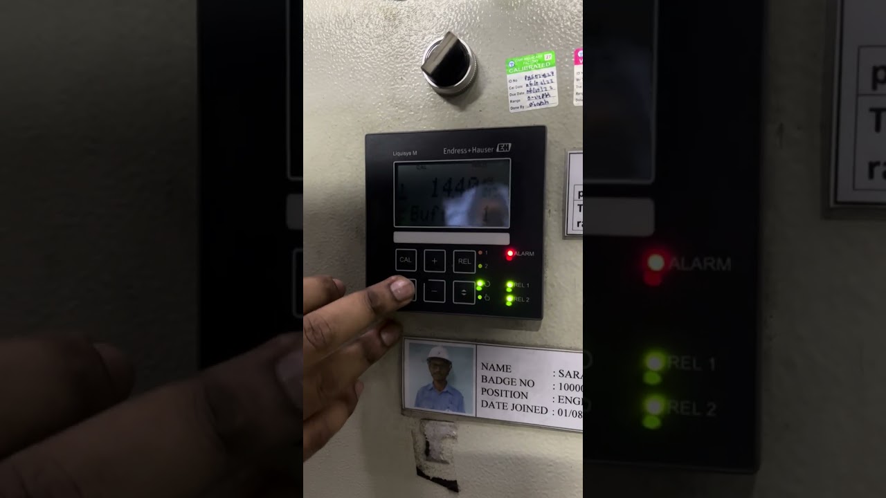 Callibration of ph probe panel [Endress Hauser] - Ver2