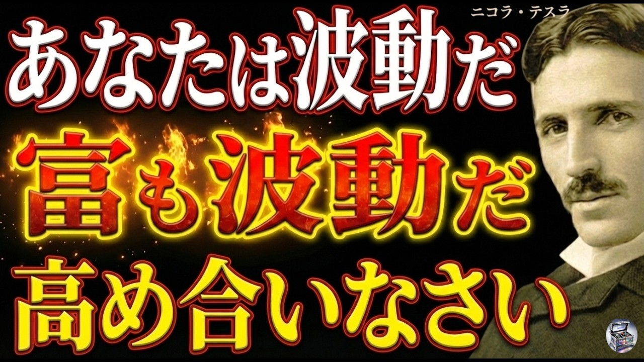 【※99％は知らない】あなたは波動だ。富も波動だ。高め合え――ニコラ・テスラが語る