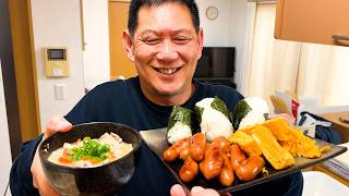 俳優業で疲れ切ってるお父さんに"最高の朝ごはん"振舞ってみた【親孝行】
