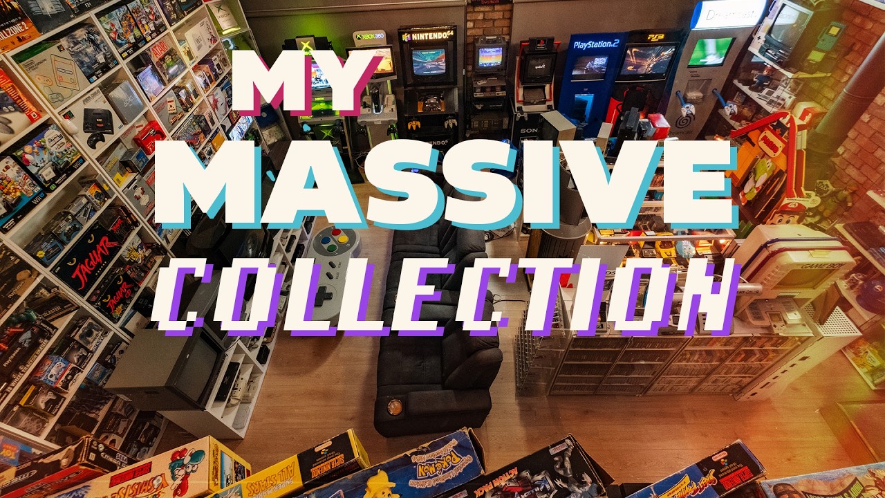 Inside one of the biggest retro video game collections in Australia | ABC News