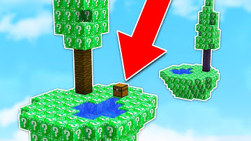 OVERPOWERED vs OVERPOWERED! - Emerald Lucky Block Sky Warriors (Minecraft Mods)