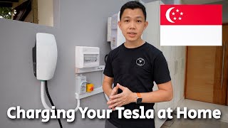 Installing & Using the Tesla Wall Connector in SINGAPORE! (Solar-Powered Home)