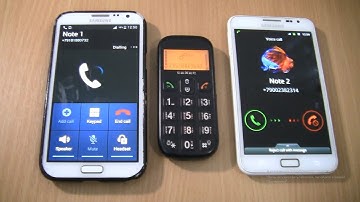 Over the Horizon Incoming call & Outgoing call at the Same Time 2 Samsung Galaxy Note 1+Note 2+Texet