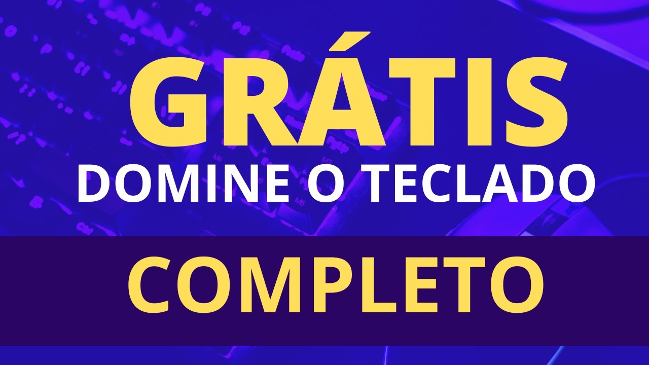 Aprenda como digitar com o curso de digitação grátis com ceritificado!  Melhore seu currículo ao apr…