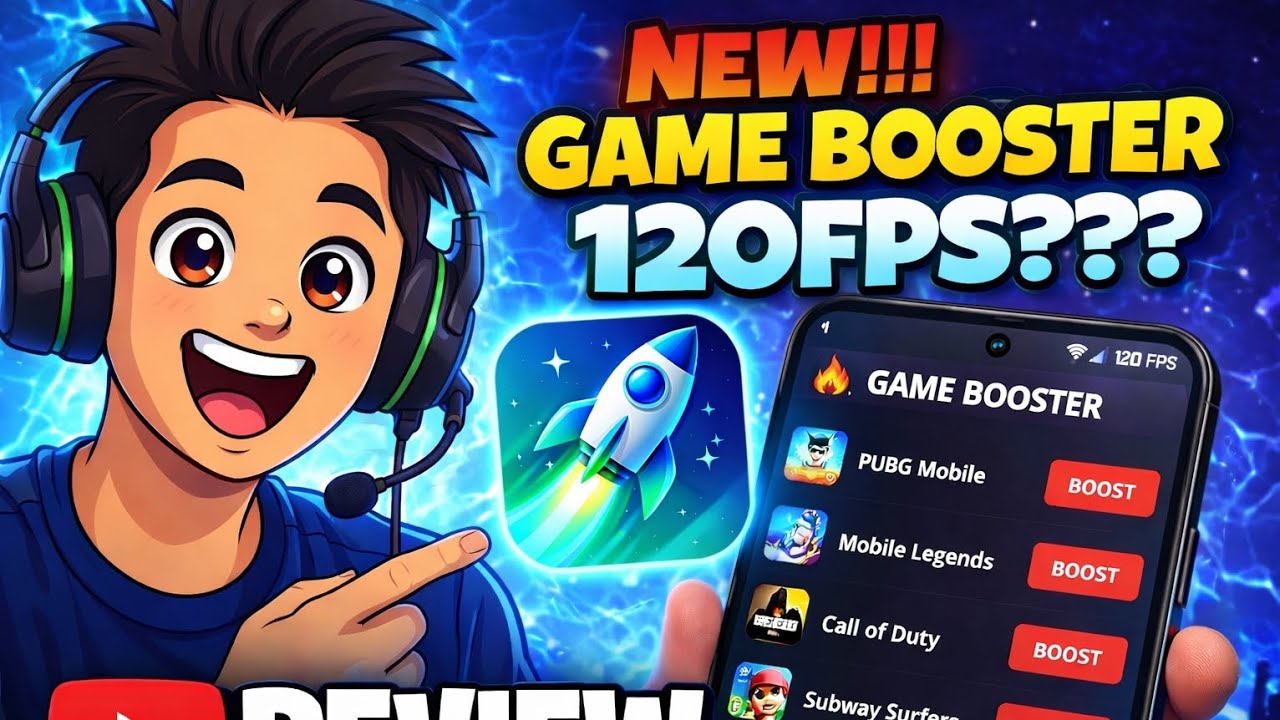 🔥🔥NEW GAME BOOSTER BOOST ALL APPS LOCK 120FPS AND MAX PERFORMANCE🔥🔥