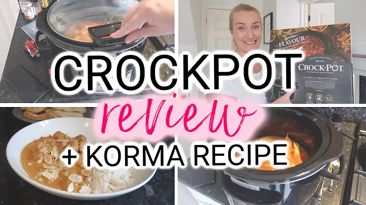 CROCKPOT LIFT & SERVE DIGITAL SLOW COOKER REVIEW | SLOW COOKER CHICKEN KORMA RECIPE
