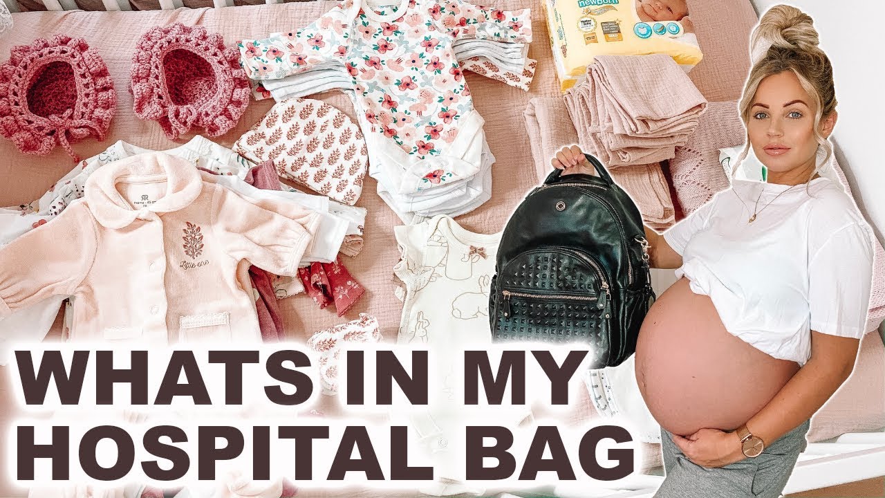WHATS IN MY HOSPITAL BAG? PACK WITH ME | Lucy Jessica Carter