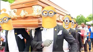 MINIONS COFFIN DANCE ON FUNERAL MEME | ASTRONOMIA SONG | (COVER)