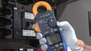 Come si utilizza una pinza CM437x - Funzione di rilevazione tensione senza contatto elettrico