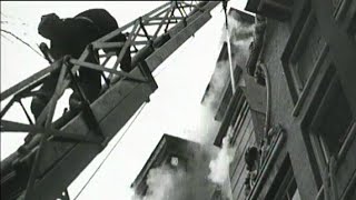 1932: Brand Felix Meritis aan de Keizersgracht te Amsterdam - oude filmbeelden