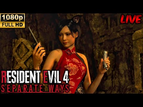 RE4 REMAKE *SEPARATE WAYS* FULL STORY WALKTHROUGH WITH CAT EARS!! (1 YEAR ANNIVERSARY) 1080p 60 FPS