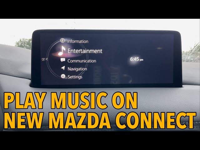 How To Play Music on 2021 Mazda CX-5 Infotainment Part 1 class=