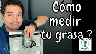 CÓMO MEDIR TU GRASA | CÓMO MEDIR TU MUSCULO BASCULA |BIOIMPEDANCIA - YouTube