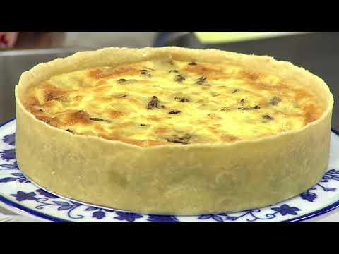 Vídeo: Quiche Com Alho-poró, Cenoura E Cogumelos