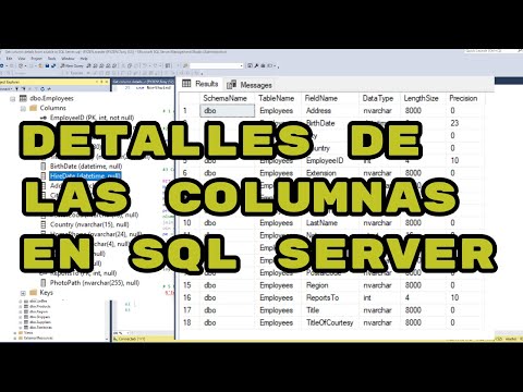 Video: ¿Cómo obtengo una lista de columnas en SQL?