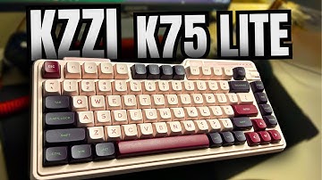 KZZI K75 Lite 75% Wireless Mechanical Keyboard Review and Teardown overview