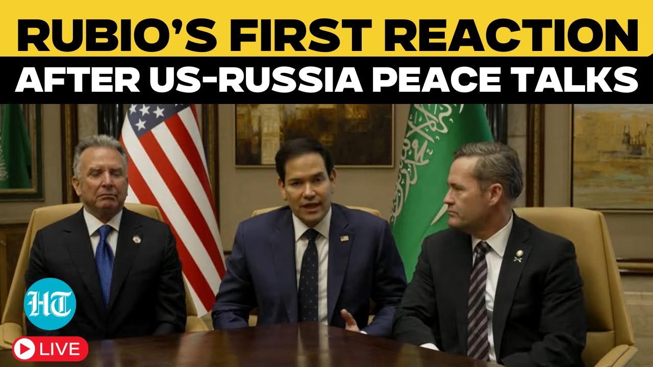 Marco Rubio LIVE | US Secretary of State Reveals Peace Talks Outcome ...