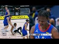 Bol Bol put Kevin Durant butt on the floor making sure he doesn't get 3 point play | Nuggets vs Nets