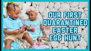 The Twins First Easter egg Hunt ! | Quarantine Style !