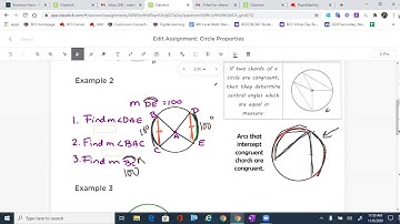 Circle Properties Congruent Chords and Conguent Arcs