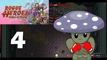 Let’s play Rogue Heroes Ruins of Tasos 4 (The Buff mushroom and the skinny Dino)