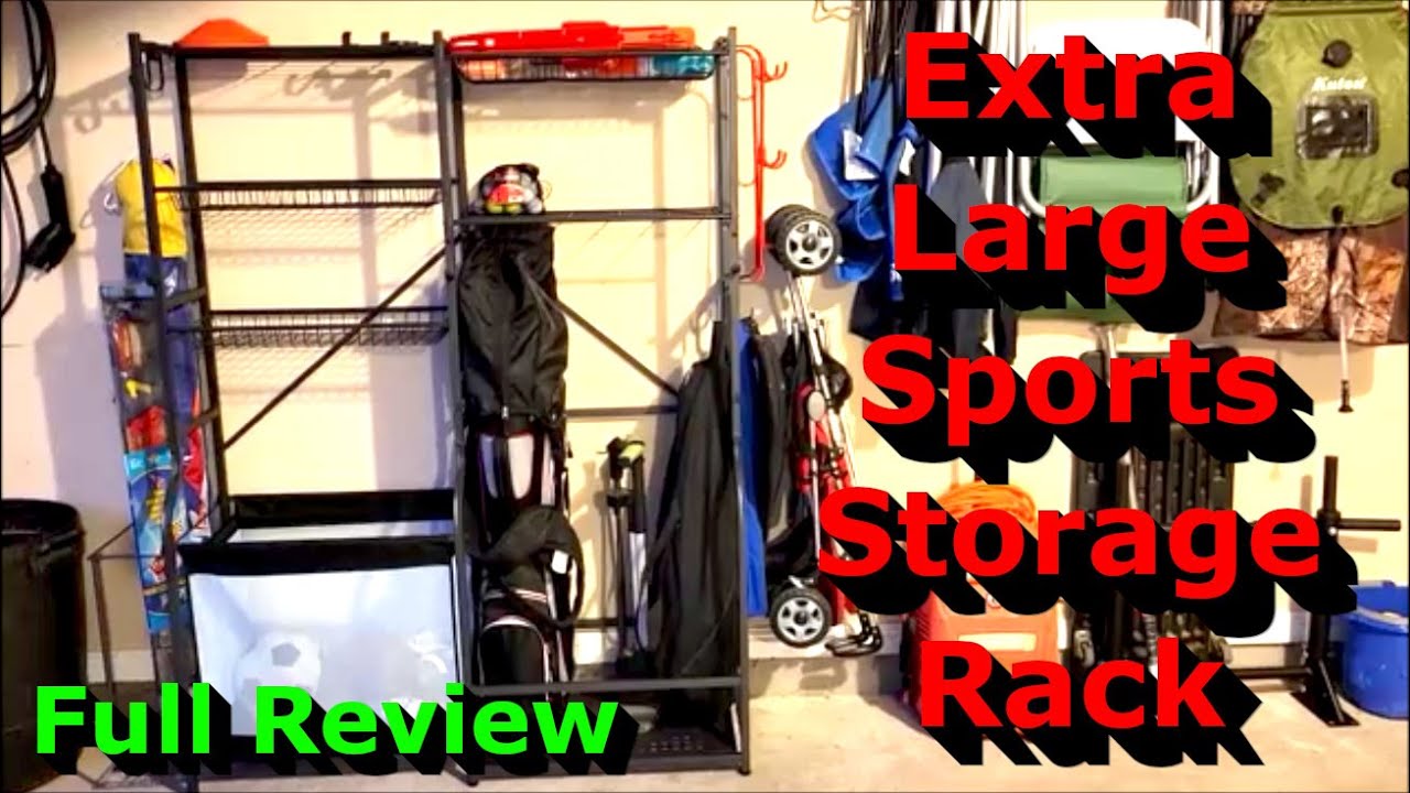 Extra Large Sports Storage Rack - Full Review - Very Nice Rack - YouTube